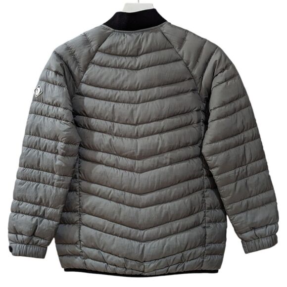 BlackYak Women's XXS 155CM Down Jacket Lightweight Puffer Zip Up Grey - Picture 2 of 12